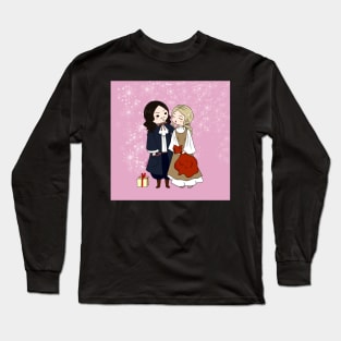 Chibi Fabien & Claudine XMAS Long Sleeve T-Shirt